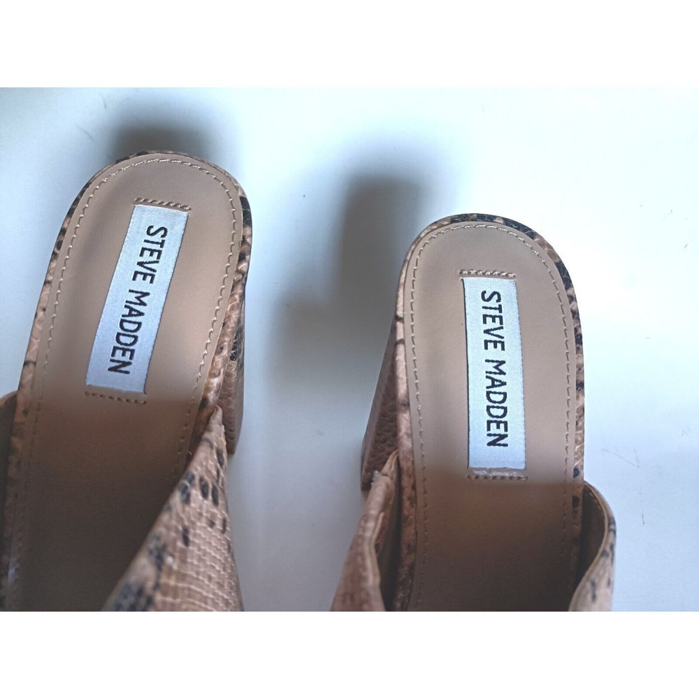 Steve Madden Slide Sandal Size 10m Block High Hee… - image 4